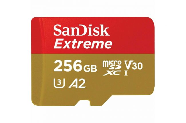 Sandisk Extreme 256GB microSD - Theragun PRO