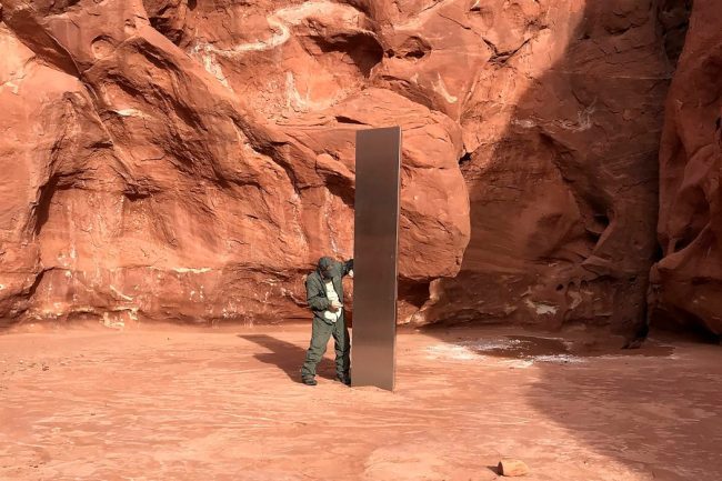 The Sudden Disappearance of the Utah Monolith Made 2020 More Bizarre