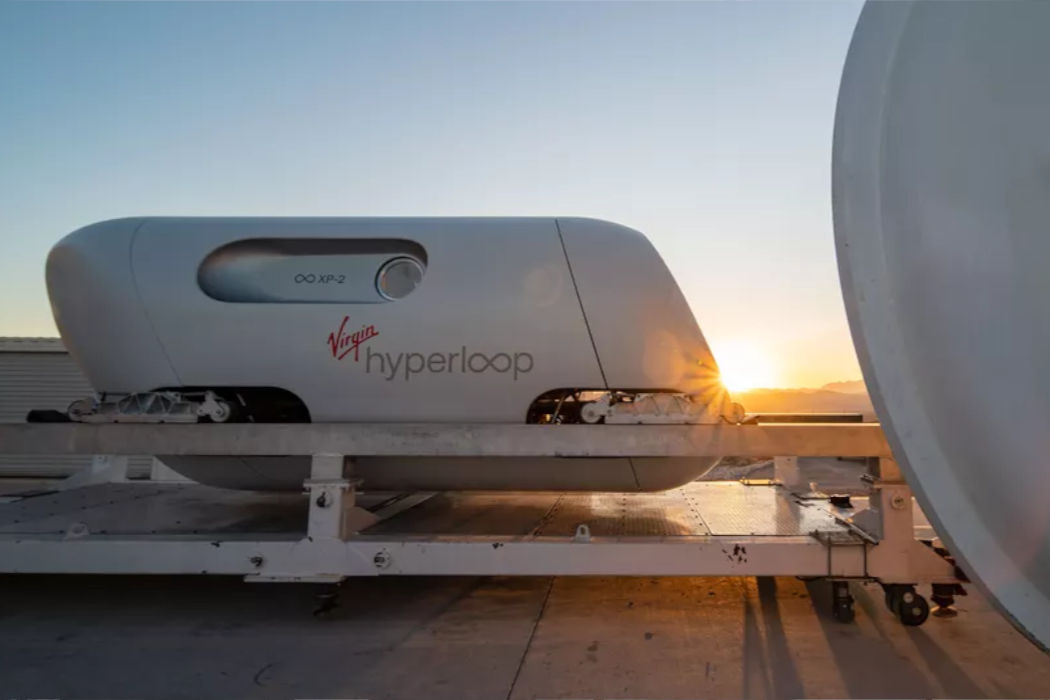 Virgin Hyperloop Completes First High Speed Human Passenger Ride