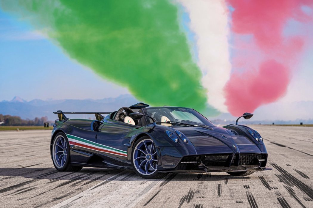 Pagani Huayra Tricolore Pays Tribute to Italy's Elite Air Force
