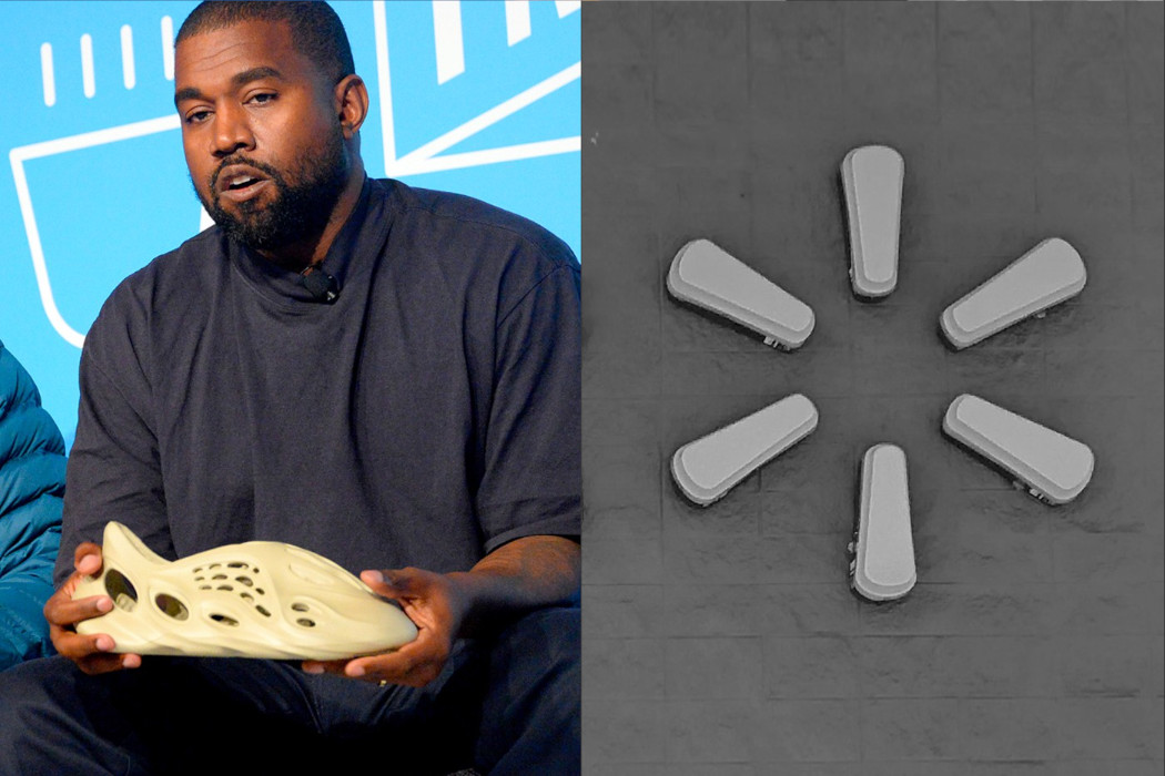 Kanye West Sues Walmart for Selling YEEZY Foam Runner Knockoffs