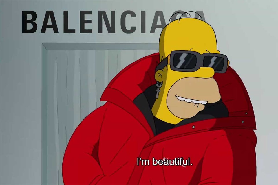 Balenciaga and The Simpsons Collaborate for 2022 Paris Fashion Week