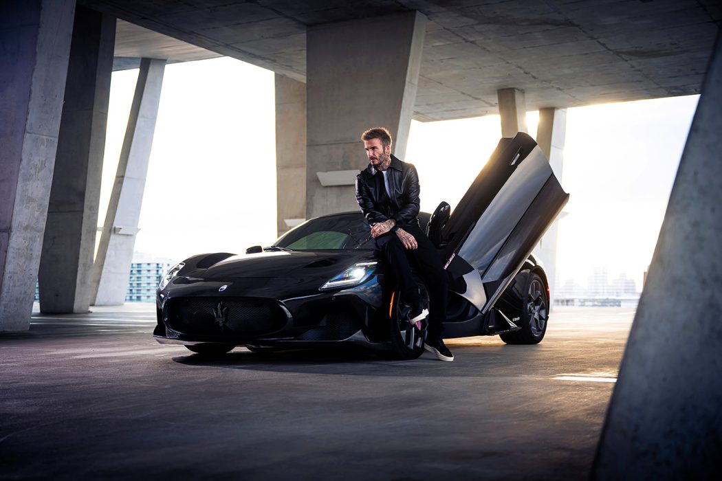 David Beckham Takes His New Custom Maserati MC20 for a Spin
