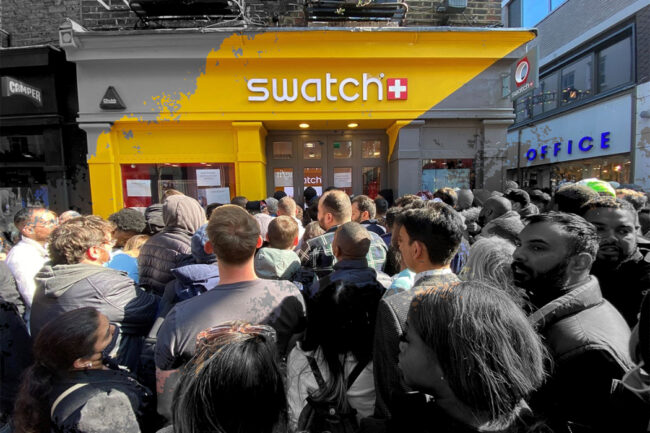 OMEGA x Swatch MoonSwatch Launch Causes Shopping Frenzy